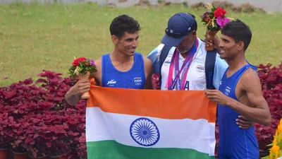 Hangzhou Asian Games: India's Arjun Lal Jat and Arvind Singh win silver in Men's Rowing Lightweight Double Sculls