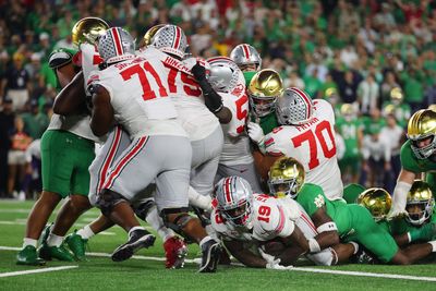 Notre Dame inexplicably had only 10 players on the field for last 2 plays vs. Ohio State