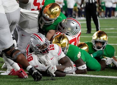 Notre Dame had 10 players on field for last two Ohio State offensive plays