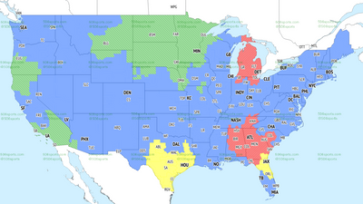 Falcons vs. Lions: TV broadcast map for Sunday’s game