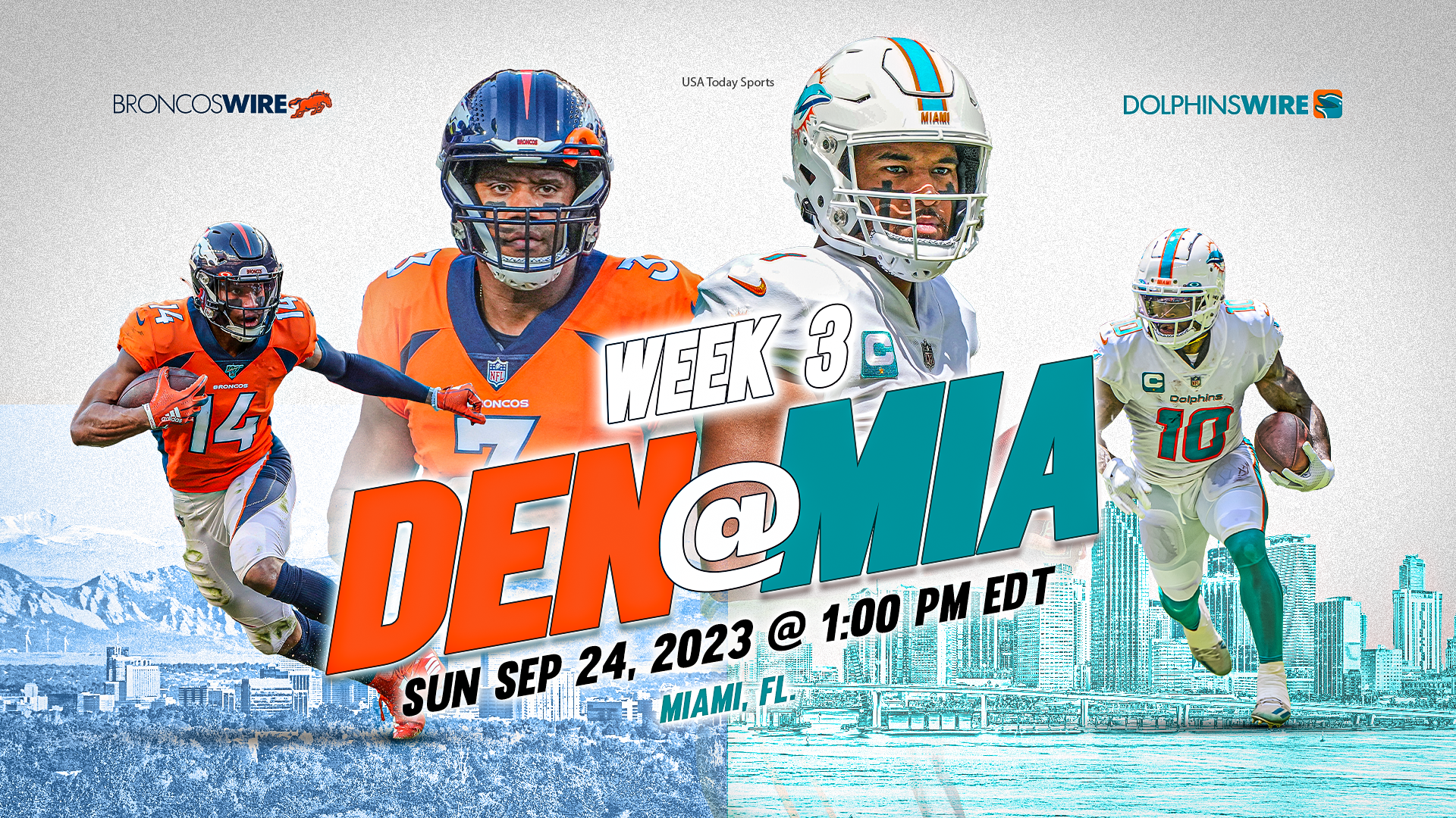 Dolphins vs. Broncos: How to watch, stream, listen