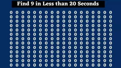 Brain Teaser: Only the sharpest brains can find the number 9 in under 20 seconds