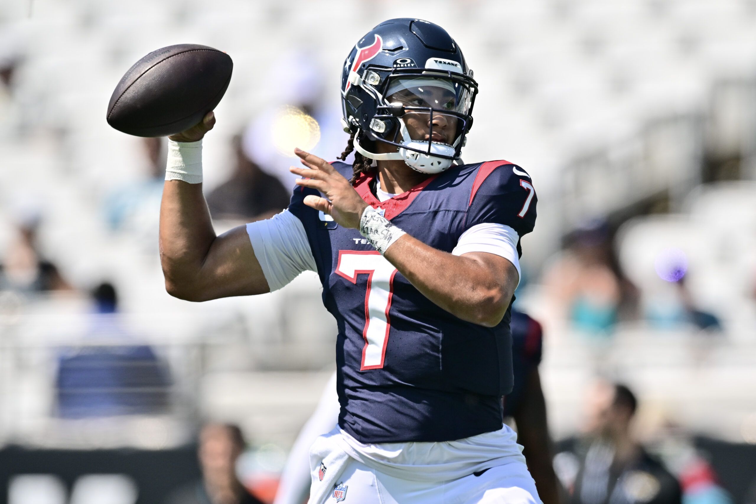 WATCH: Texans QB C.J. Stroud Hits WR Tank Dell Deep…