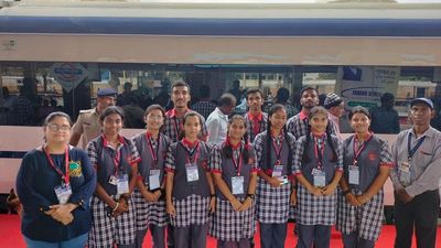 First-class ride for Telangana students aboard new Vande Bharat train