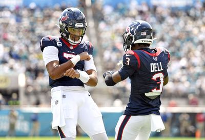 WATCH: Texans QB C.J. Stroud throws 68-yard TD to WR Tank Dell against the Jaguars