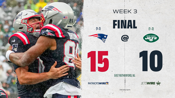 Patriots hold off Jets for first win, 15-10 