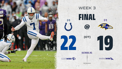 Colts upset Ravens, 22-19: Everything we know from Week 3