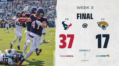 Studs and duds in the Jaguars’ 37-17 loss vs. Texans