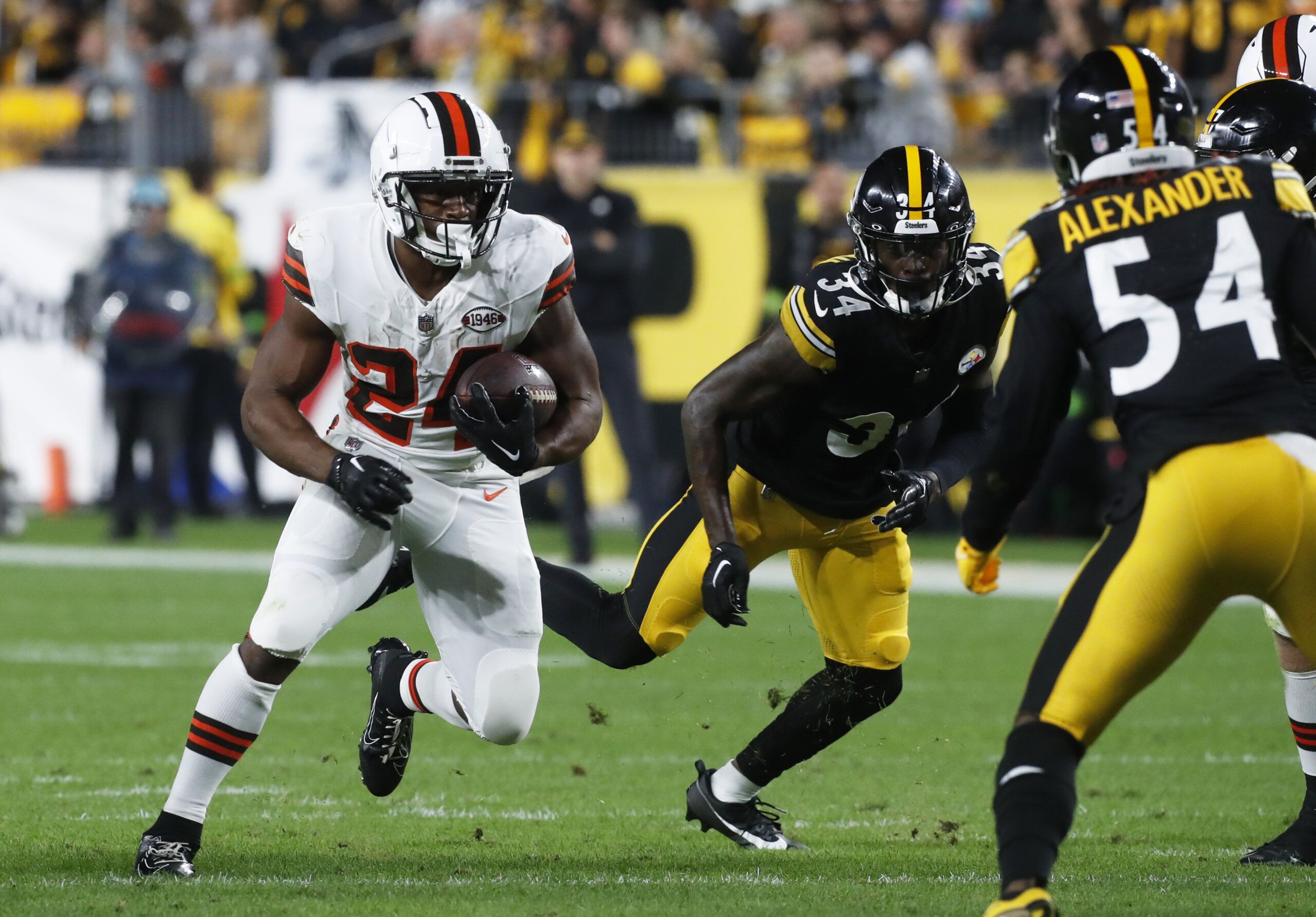 Browns: Nick Chubb’s high school honored the running…