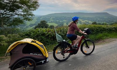 Pews, picnics and pedalling: my cycle trip through Herefordshire – with a toddler in tow