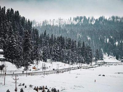 Gulmarg receives season’s first snowfall, turns into a winter wonderland