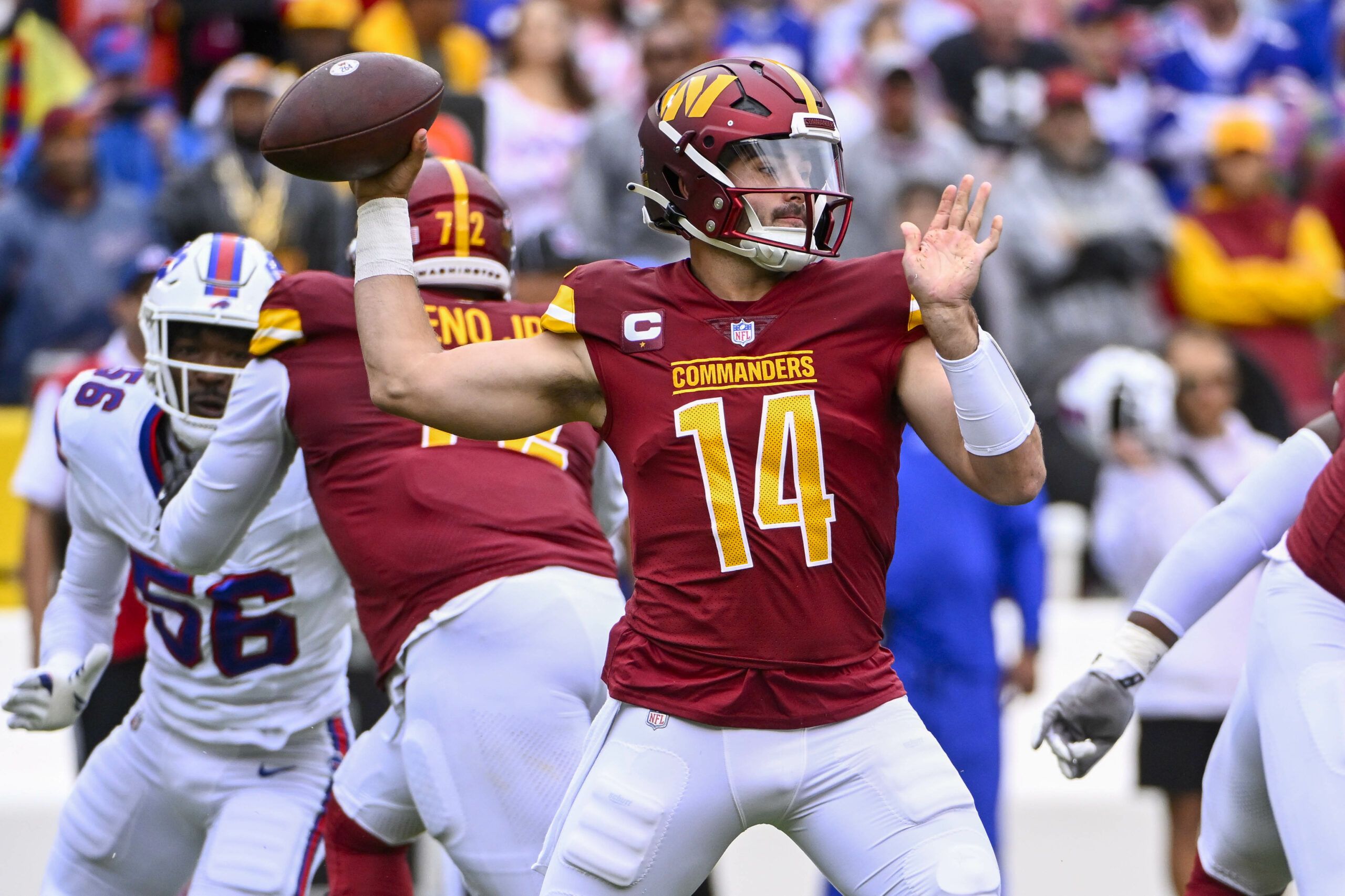 Washington Commanders QB Sam Howell's New Trademark? 'Resilience' Says Ron  Rivera - Sports Illustrated Washington Football News, Analysis and More