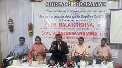 I-T department holds outreach programme on new and amended provisions of exemptions in Telangana’s Khammam