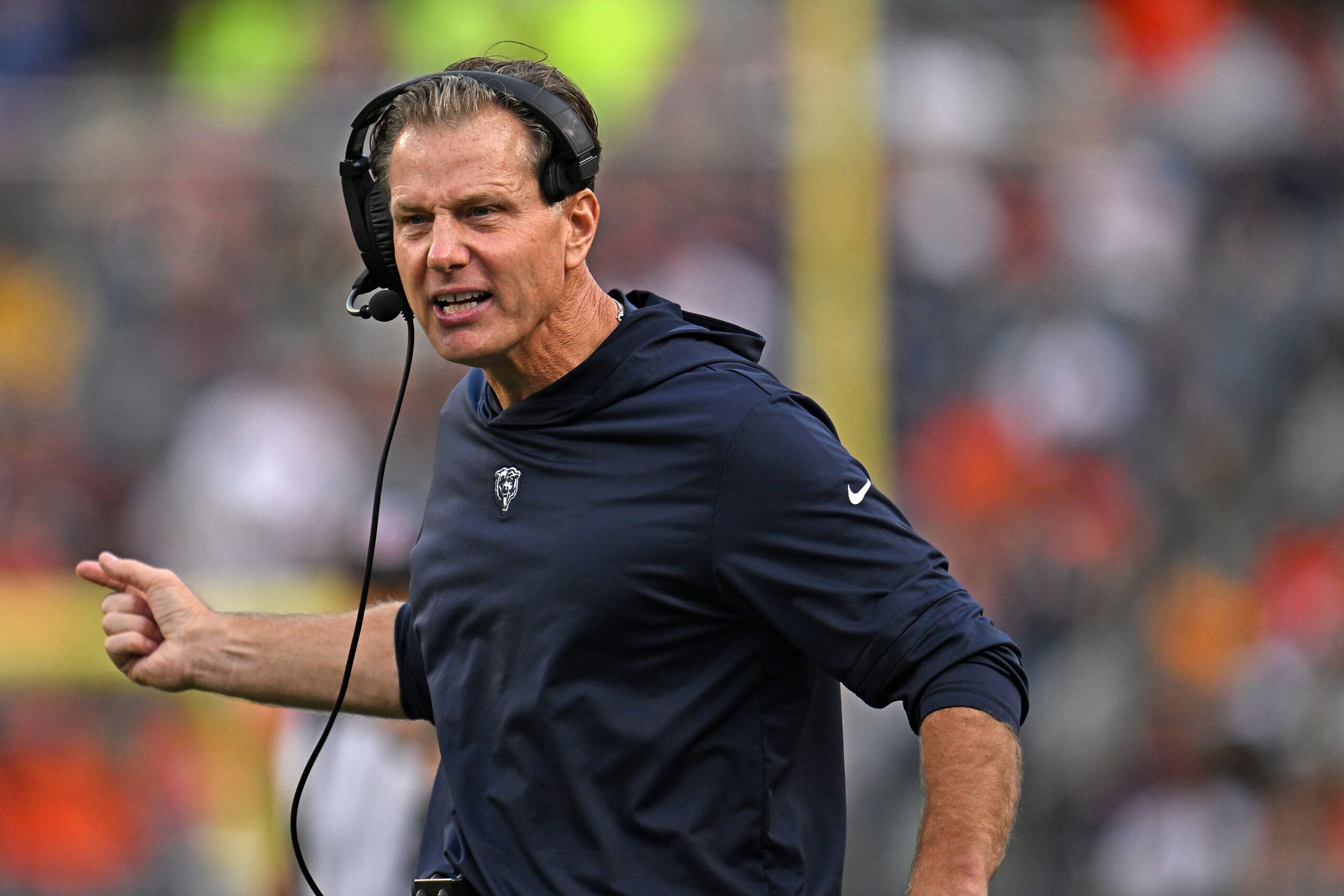 Chicago Bears Head Coach Dave Wannstedt in action during the 1993 News  Photo - Getty Images