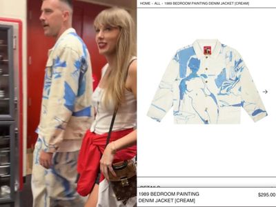 Fans spot Travis Kelce’s ‘1989’ inspired denim suit after he leaves Chiefs game with Taylor Swift