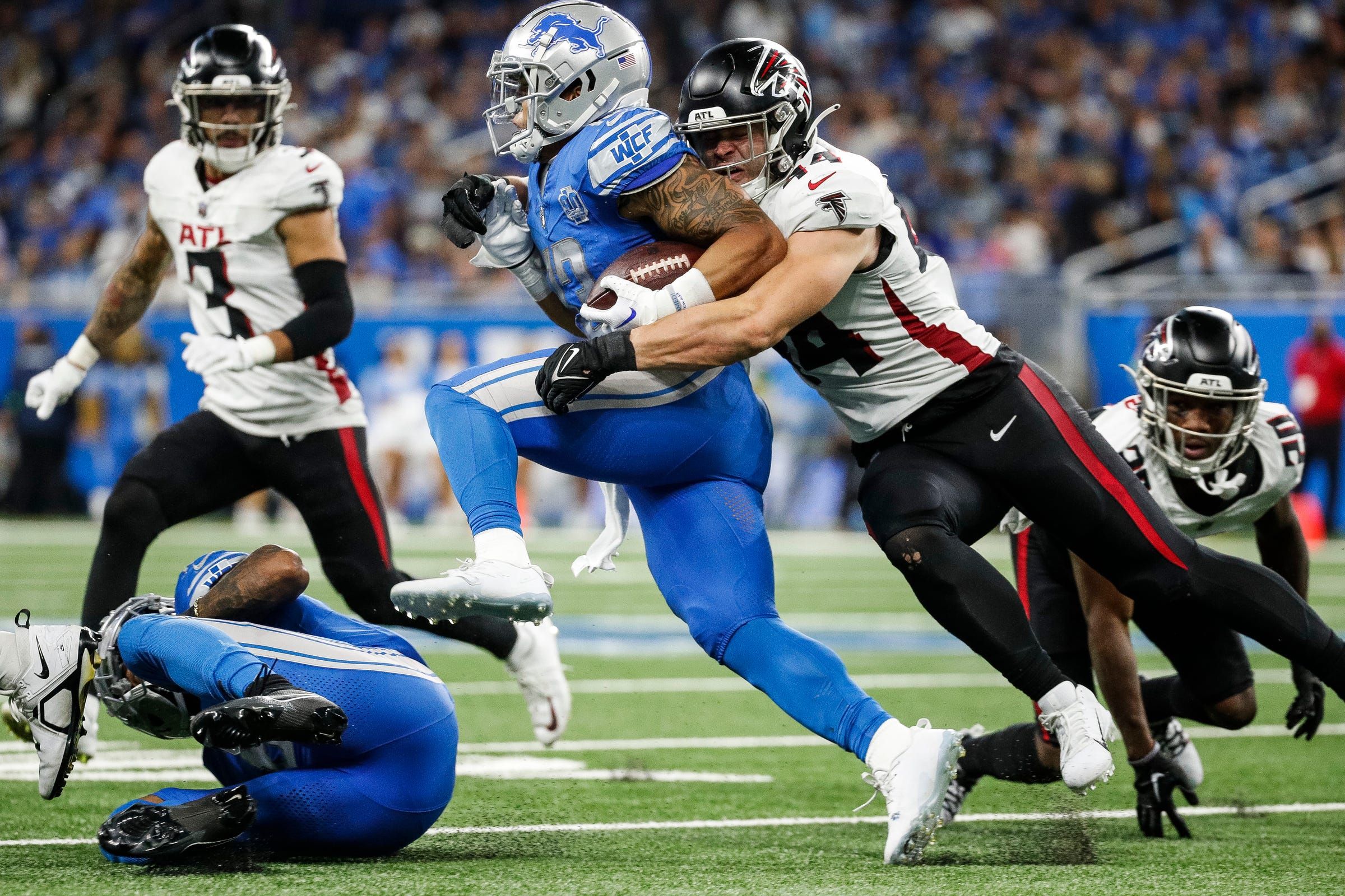 Falcons LB Troy Andersen in NFL concussion protocol