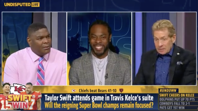 Skip Bayless Offered a Silly Argument for Why Travis Kelce Has ‘Earned’ the Right to Date Taylor Swift