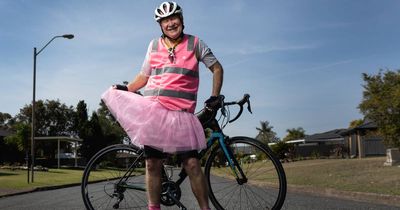 Ewen Campbell's tickled pink to do his bit for breast cancer