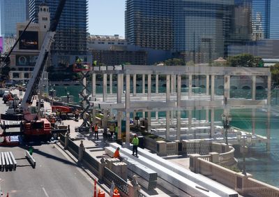 Worker killed at temporary Vegas Strip auto race grandstand construction site identified