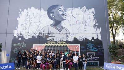 Interactive mural on West Side aims to coach, inspire next generation of soccer players
