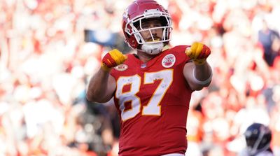Travis Kelce’s Jersey Sales Go Through the Roof After Taylor Swift Attends Bears-Chiefs Game