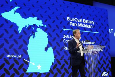 Ford pauses construction of Michigan battery plant amid contract talks with UAW union