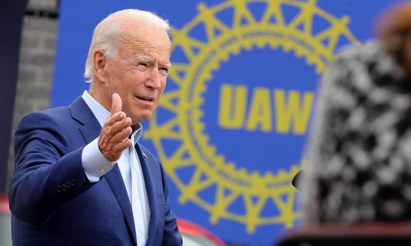 Joe Biden’s visit to the UAW picket line is historic – and may pay off politically