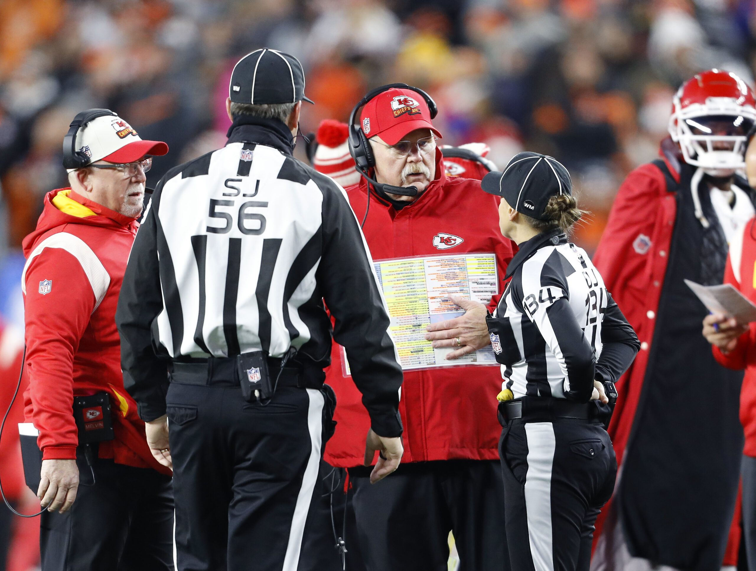 Chiefs Check-in: Andy Reid unhappy with officiating toward RT Taylor