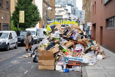 Up to 1.5 million households could be hit by bin strikes as rubbish piles up on London’s streets