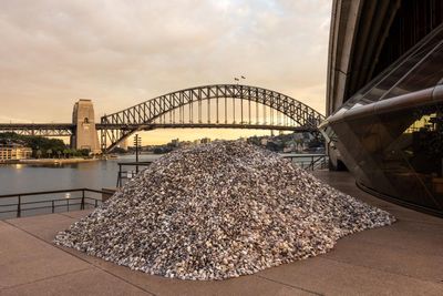 Sydney Opera House: 85,000 oyster shells tell of site’s true story in major public artwork