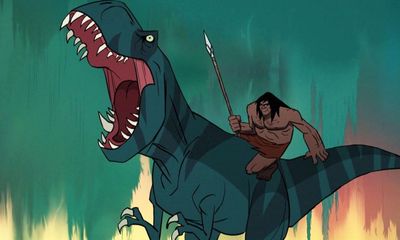 Neanderthal thrills and dinosaur kills: a caveman and a T rex take on the world in Primal