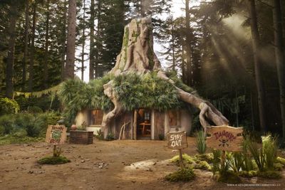 You can stay in Shrek's swamp in the Highlands for Halloween