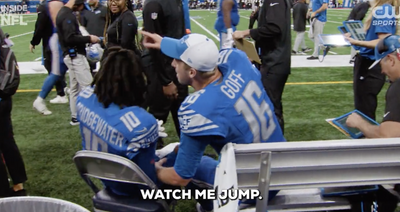 NFL Films Mics Caught Jared Goff Laughing at His ‘Horrible’ TD Celebration