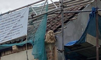 Trowbridge ‘gargoyle’ finds its home in global architecture of spite