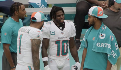 A mic’d-up Tyreek Hill struggling to pronounce camaraderie was Dolphins’ only issue in historic win