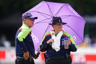Umpire Sue Redfern makes history in County Championship match at Glamorgan