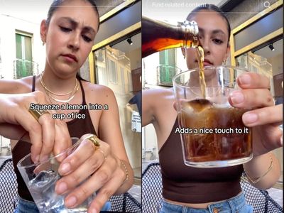 American woman sparks debate after adding lemon to her Coca-Cola