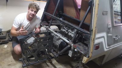 This Hayabusa-Swapped Electric Comuta Car Is Starting To Come Together