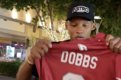 Josh Dobbs shouldn’t have been the one to get the Cardinals to list his jersey in their team store