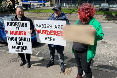 Backlash as anti-abortion group begins protest across Scotland