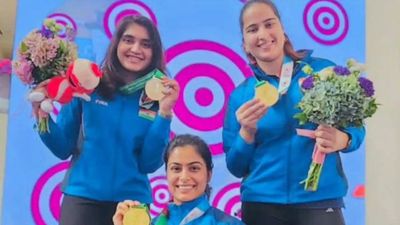Asian Games: Indian trio shoots team gold in women's 25m pistol event