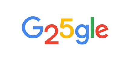 Google celebrates 25th birthday with a special doodle