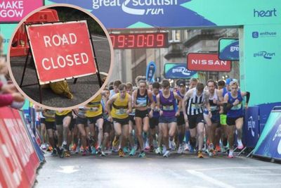 Here are all the Glasgow road closures this weekend for the Great Scottish Run