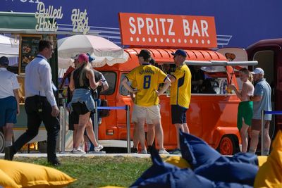 Carbonara burgers and a 'Spritz Bar' truck highlight the Ryder Cup food court menu in Italy