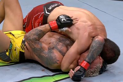 UFC free fight: Islam Makhachev captures vacant belt with dominant submission of Charles Oliveira