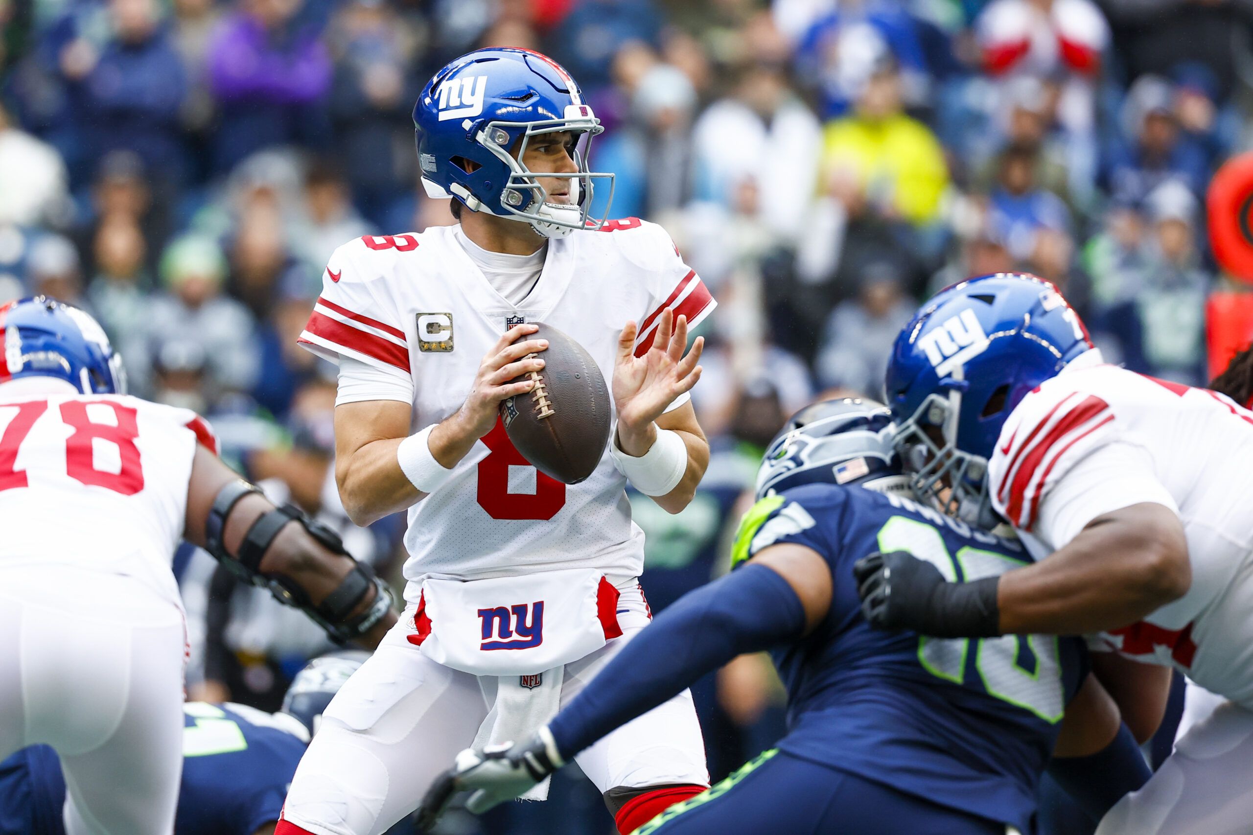 Cardinals in black vs. Seahawks on Sunday Night Football; roof open