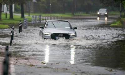 Storm Agnes brings 70mph gusts and heavy rain to Britain and Ireland