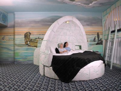 Our night in an igloo bed: Naomi Harris’s best photograph