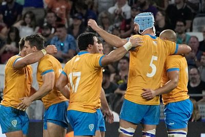 Uruguay victorious but Namibia punished in fractious Rugby World Cup clash
