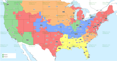 Eagles vs. Commanders: TV broadcast map for Week 4